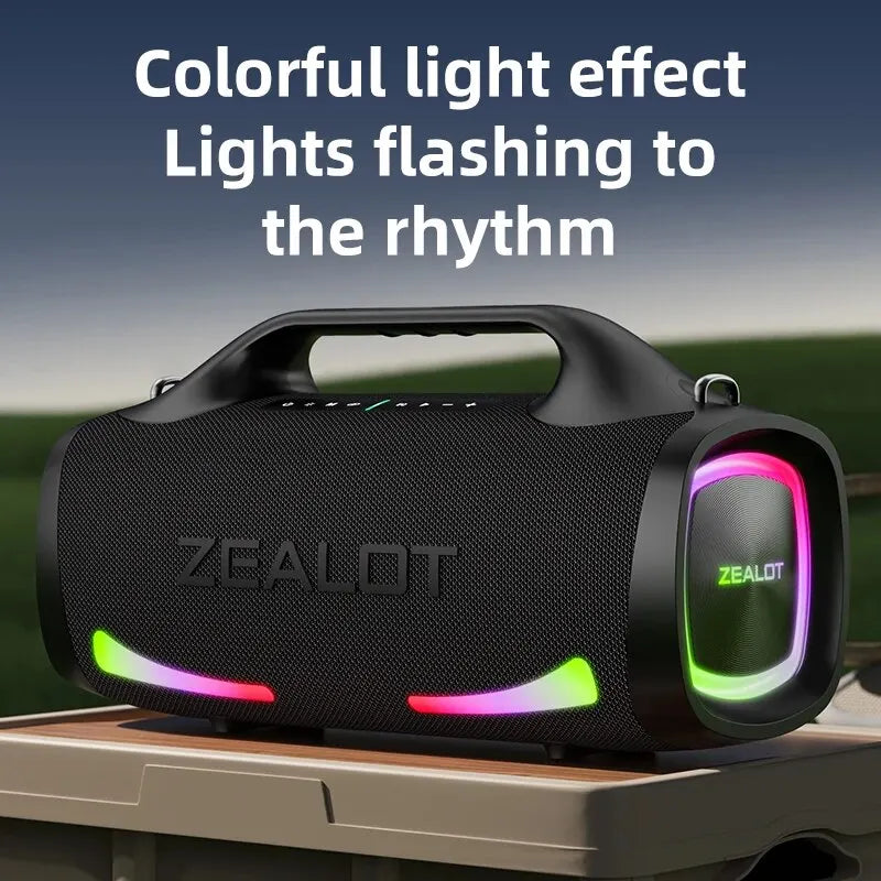Wireless Outdoor Speaker with 100W Sound and Dual Pairing