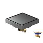 Gun Grey Deodorizing Floor Drain for Bathroom or Laundry