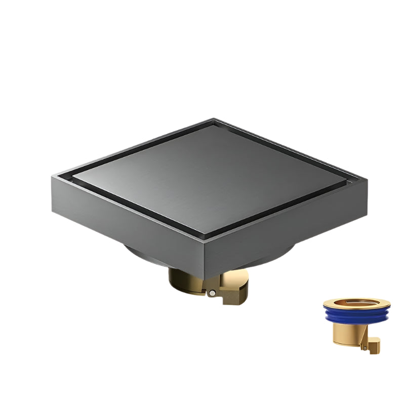 Gun Grey Deodorizing Floor Drain for Bathroom or Laundry