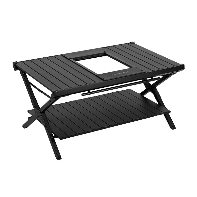 Outdoor Folding Double-Layer Picnic Table – Compact & Durable