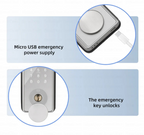 Smart Electronic Door Lock with Fingerprint, Keypad & Bluetooth App Control