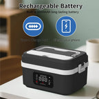 Portable 8000mAh Heated Lunch Box with Smart Food Warming for Work School or Travel