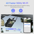 Ultra HD Dual Channel Dash Cam with Parking Mode