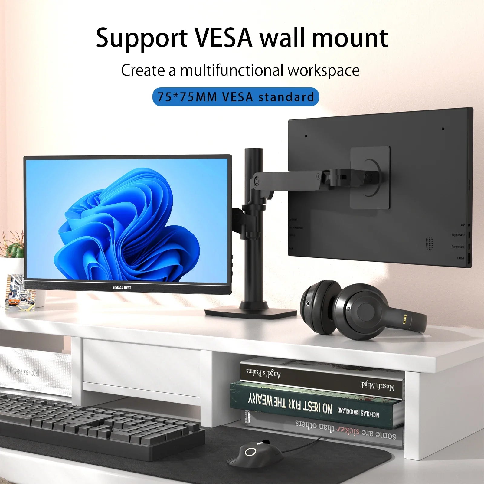 15.6" Portable Touchscreen Monitor 1080P FHD HDR