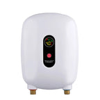 3500W Tankless Electric Water Heater for Kitchen & Bathroom Use, White
