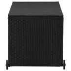120cm Outdoor Storage Box with Wheels – Waterproof Rattan Deck Chest