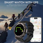 Outdoor Smartwatch with Heart Rate Monitor, AMOLED Screen and Long Battery Life