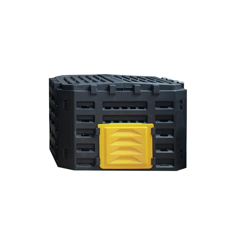 Large Outdoor Compost Bin 300L Durable Plastic, Easy Assembly, Recyclable Garden Waste System