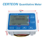 1.5" Digital Water Flow Meter Controller Set LCD Display, DN40, 10–300 L/min Range