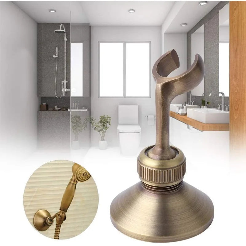 Retro Bathroom Shower Head Holder with Height Adjustment