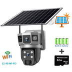 WiFi Solar Security Camera with 32GB and Night Vision