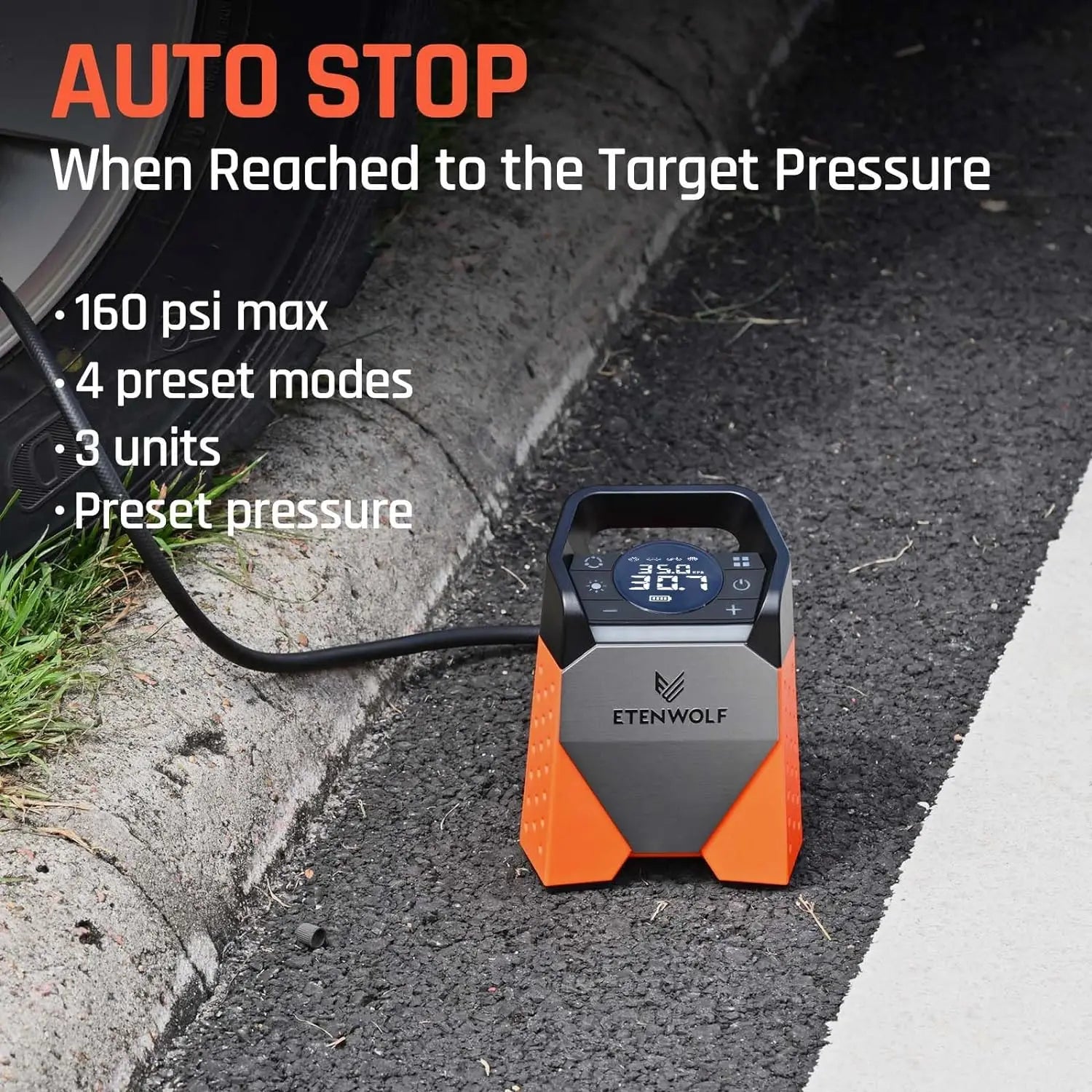 160 PSI Air Compressor Pump for Cars Bikes SUVs
