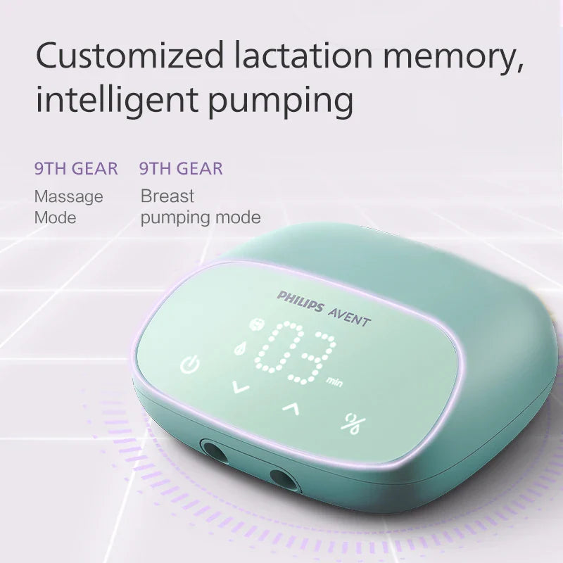 Cordless Double Breast Pump – Smart Imitation Suckling & Silent Motor SCF363-11