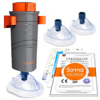 Compact First Aid Anti-Choking Tool with Consistent Suction & Adjustable Mask Sizes for Home Use