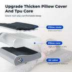 Ergonomic Inflatable Pillow for Camping, Travel and Home Use