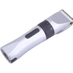Rechargeable Silver Pet Grooming Clippers for All Sizes
