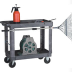 Portable Folding Wagon Cart for Outdoor, Grocery, and Garden Use with Durable Wheels