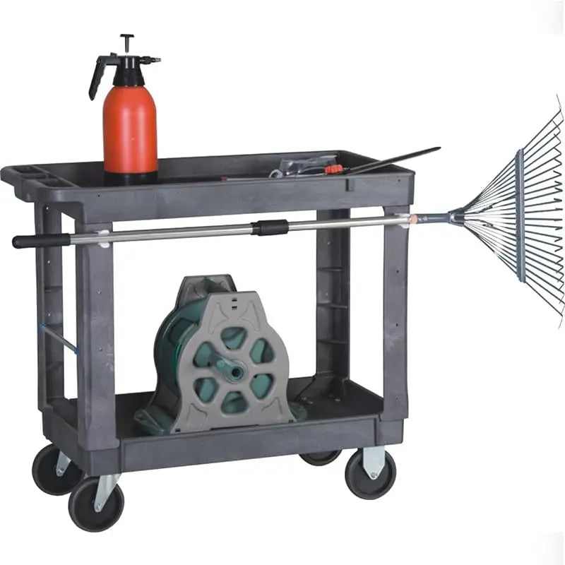 Portable Folding Wagon Cart for Outdoor, Grocery, and Garden Use with Durable Wheels