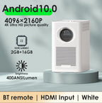 Portable 1080p Smart Mini Projector with WiFi & Bluetooth