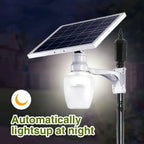 300W Outdoor Solar Street Lamp Auto Light Sensor, Remote, and 6000mAh Battery