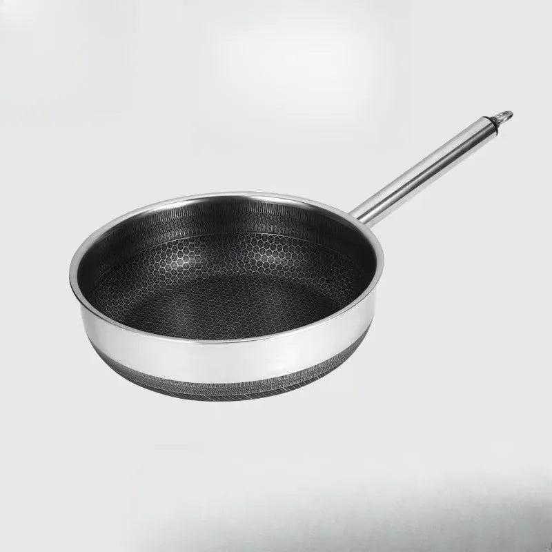 Outdoor Non-Stick Frying Pan, Folding Handle, 28CM