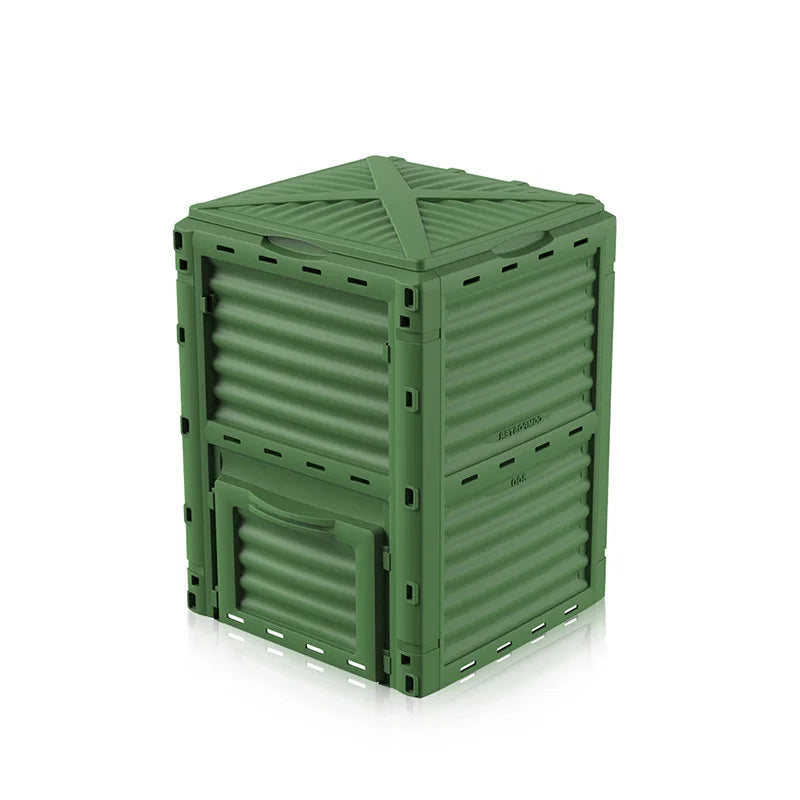 Heavy Duty 450L Outdoor Compost Tumbler for Kitchen & Garden Waste