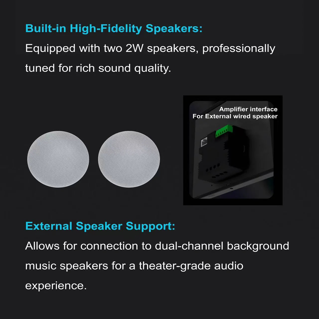 Android 11 Smart Home Hub with Music and Voice Control
