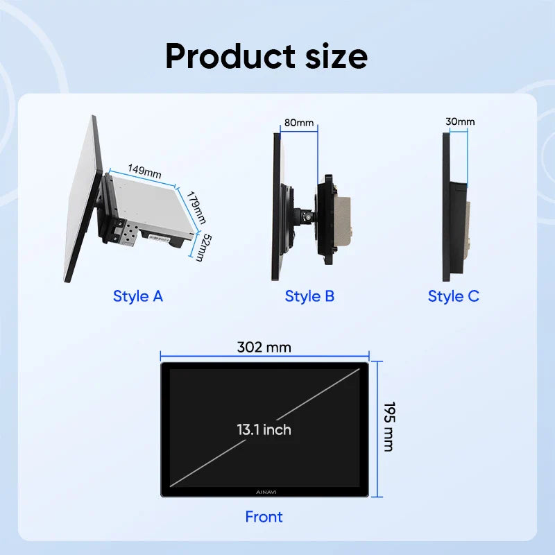 13.1" Android Car Stereo with CarPlay and 4G
