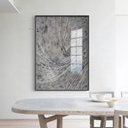 Modern Abstract Canvas Wall Art Framed Vertical Rectangle for Living Room, Bedroom, or Office Decor