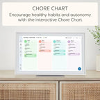 10" Smart Family Calendar & Chore Chart with Touchscreen Display