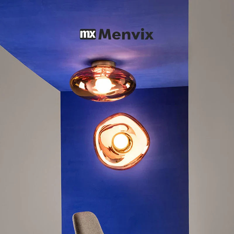 LED Wall Sconce Up Down Light 3000K Amber, L180mm Amber