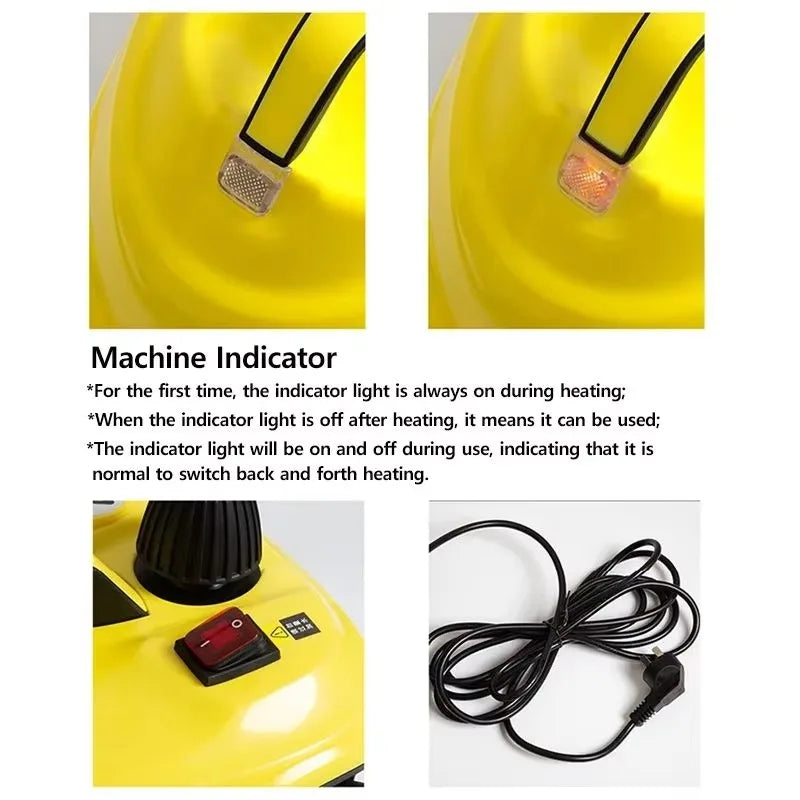 High-Temperature Steam Cleaner for Kitchen & Floors