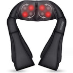 Portable Shiatsu Neck & Shoulder Massager with Heat Cordless Relaxation for Home, Office & Car