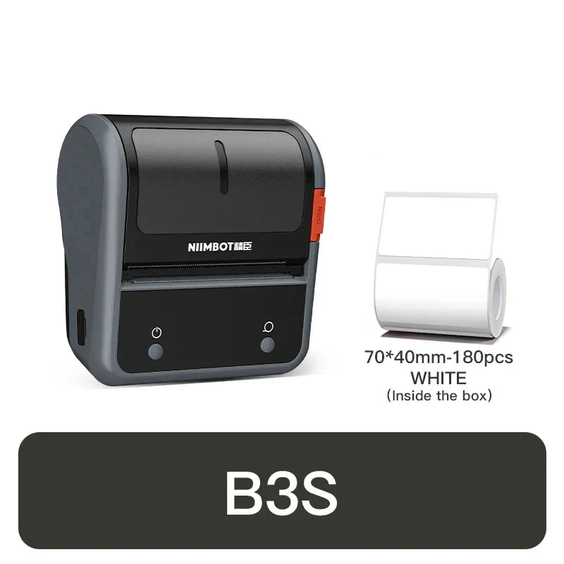 Compact Bluetooth Thermal Sticker Printer for Business