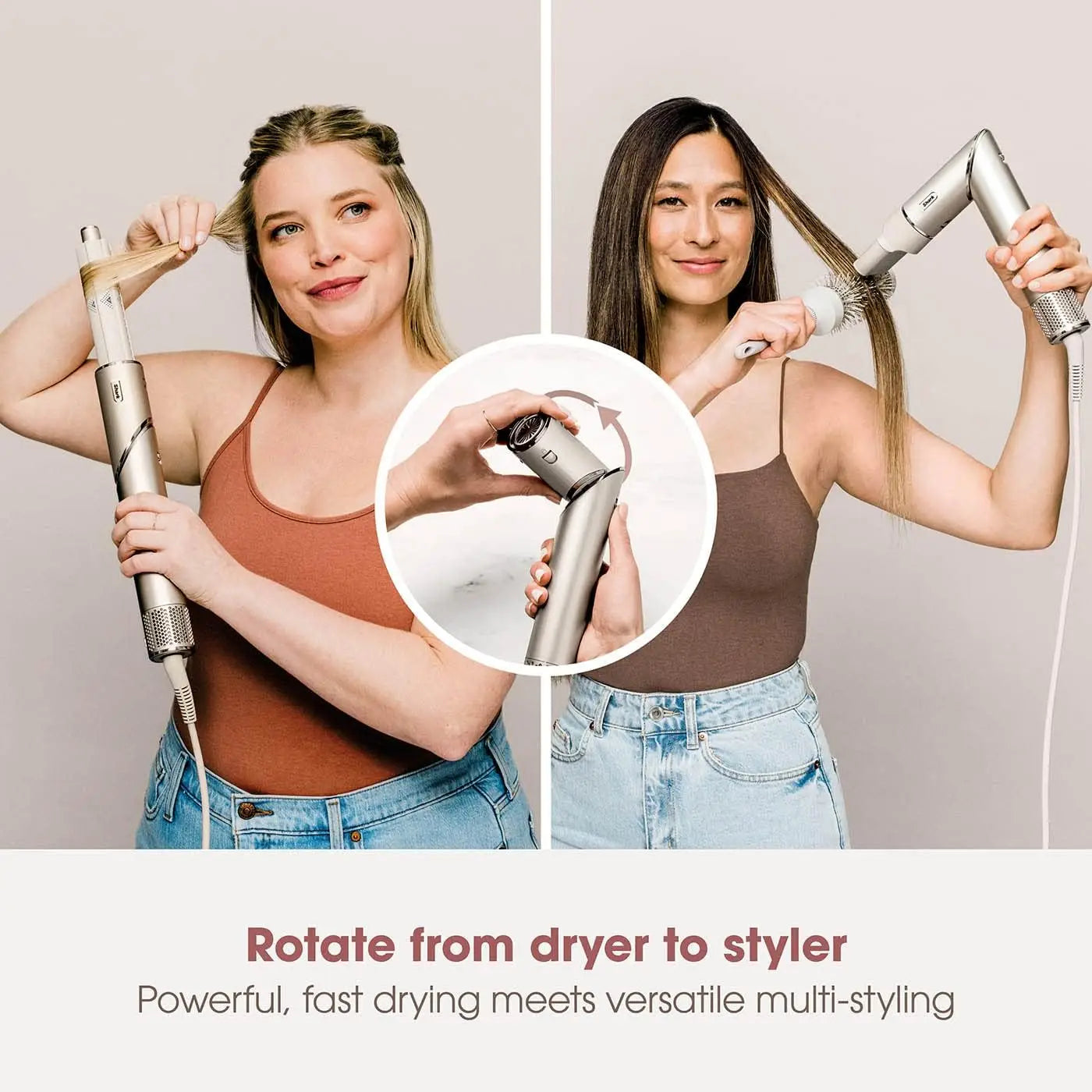 5-in-1 Hair Styler and Dryer with Curling Tools