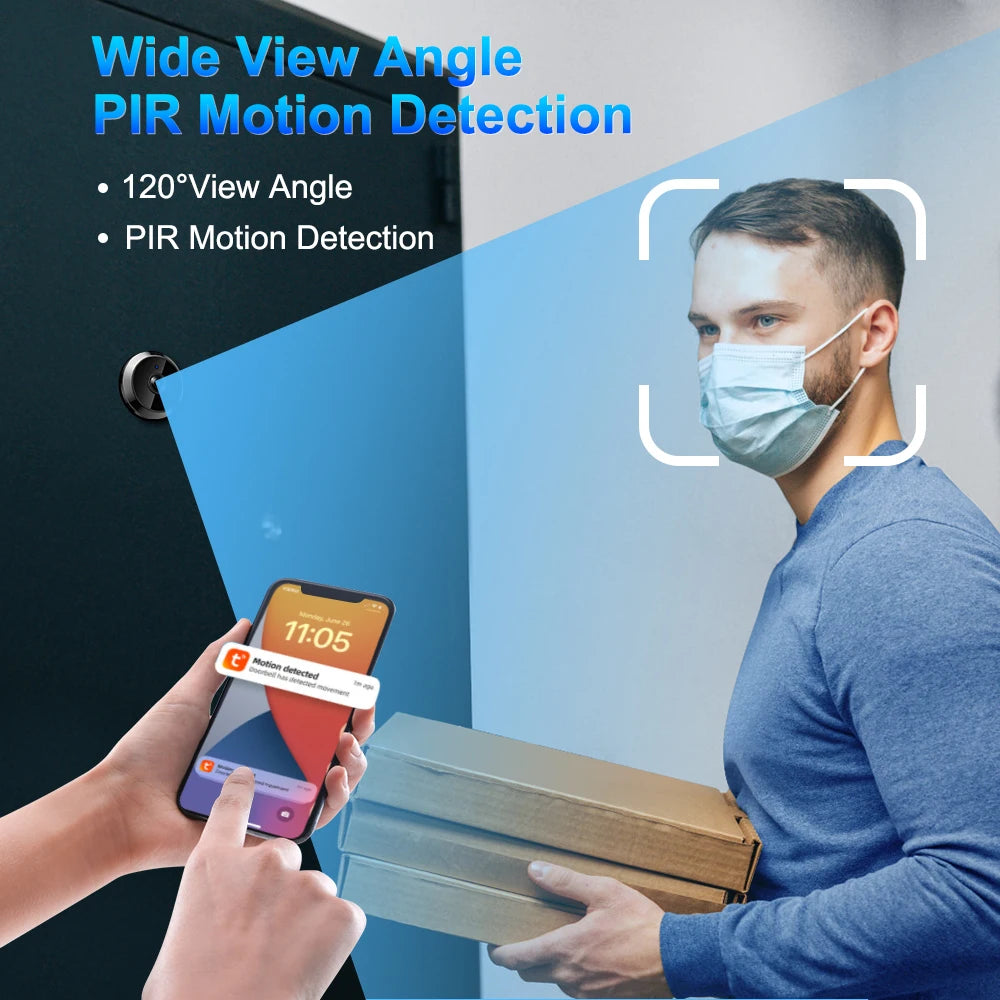 1080P Radar Motion Detection Video Doorbell with Tuya App