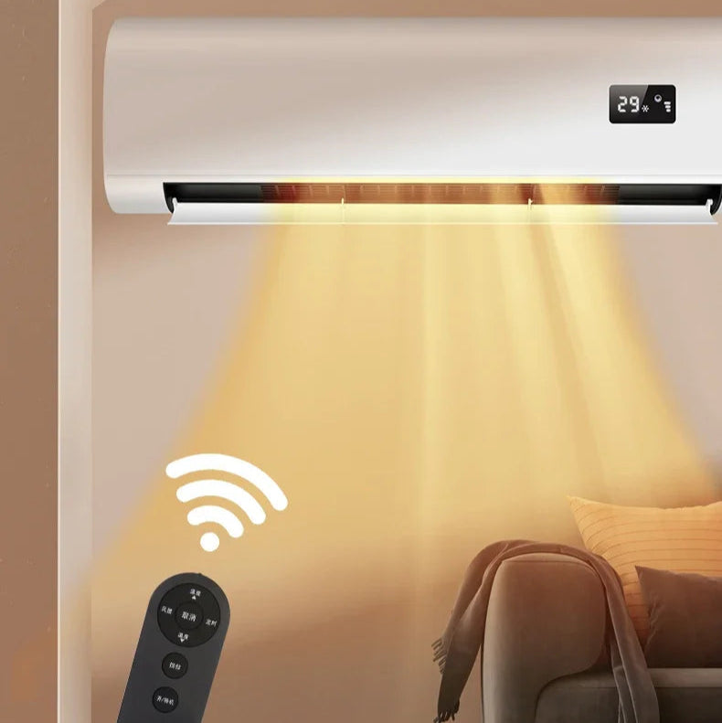 2000W Wall-Mount Electric Heater – Timed Fast Heating for Home, Bedroom & Bathroom