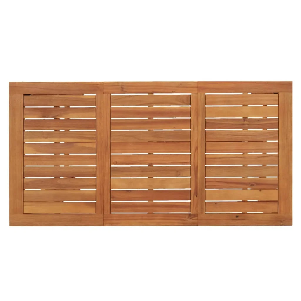 Outdoor Bar Table 120x60cm – Solid Acacia Wood with Oil Finish