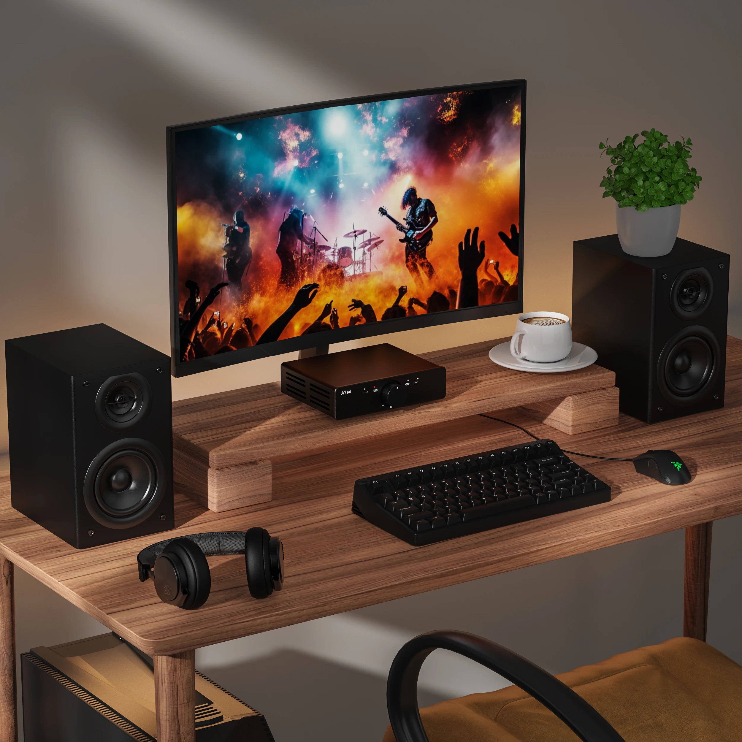 High-Power 2 Channel Audio Amplifier for Home Use