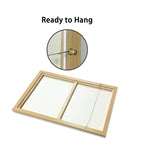 2-Piece Abstract Canvas Wall Art Set with Black Frame