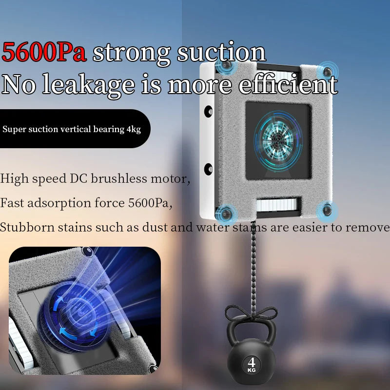 Smart Electric Glass Cleaner with App Control