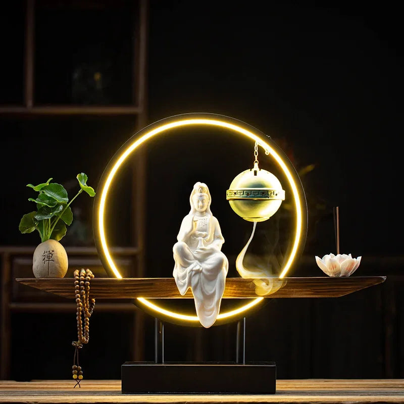 Chinese Style Backflow Incense Holder for Home Decoration