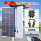 1000W 18V Rigid Solar Panel for Camping or Home