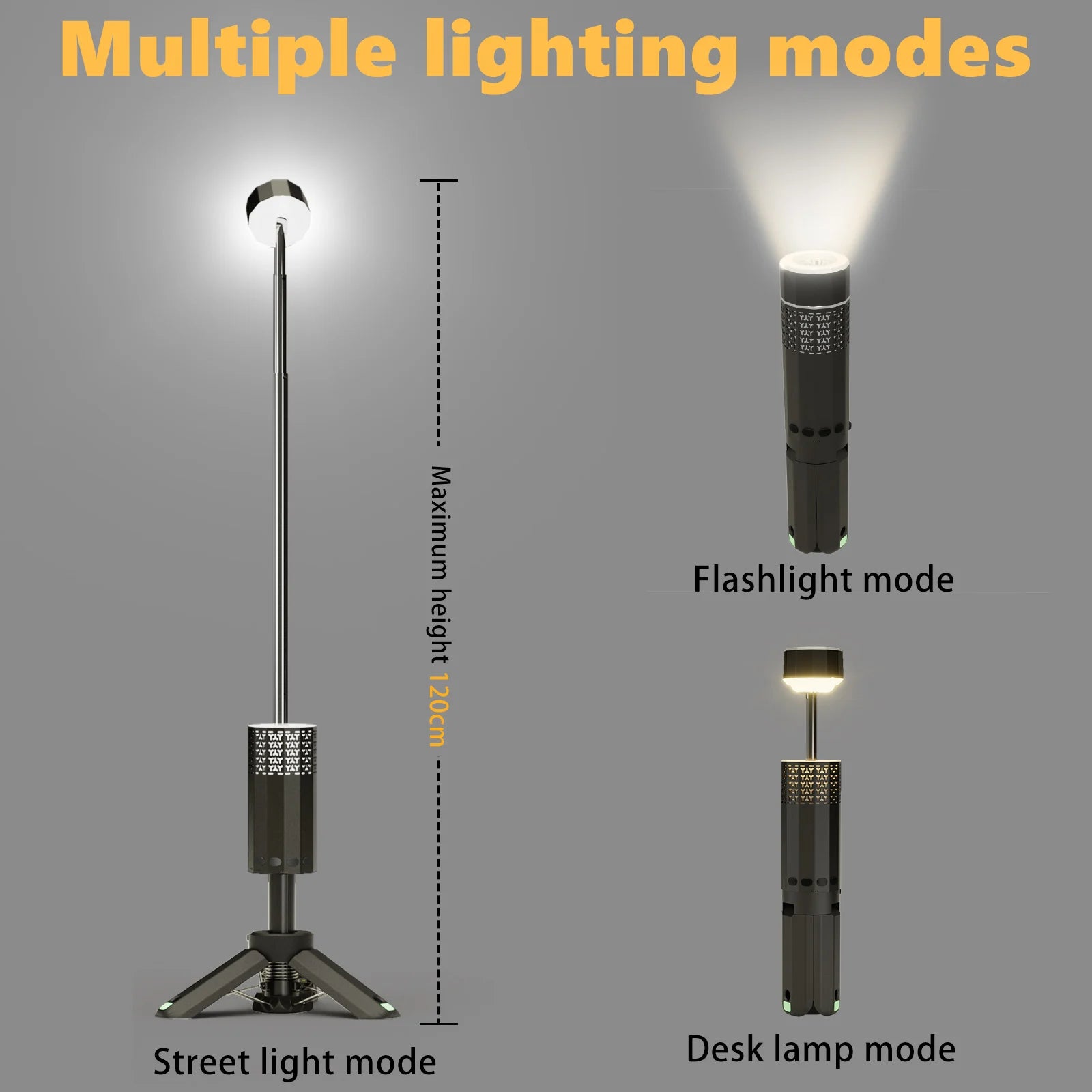 Waterproof Outdoor Lantern with Magnetic Base and Hook