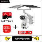 Outdoor PTZ WiFi Camera with 64GB and Dual Lens