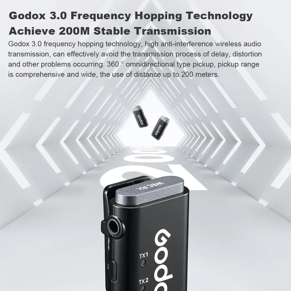 Portable Wireless Mic System for Streaming and Vlogging