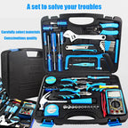 17-Piece Electrician Tool Kit with Multimeter & Storage Box