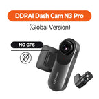 2.5K Front and Rear Dash Cam with WiFi, Dual Lens, 140° Wide Angle & Loop Recording