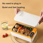 Cordless Heated Food Container for Travel, Office & Camping