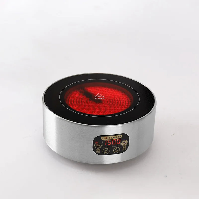 1500W Tea and Coffee Warmer Induction Cooker 220V White